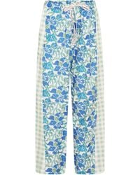 NoLoGo-chic - Mix Match Chelsea & Check Trousers Cotton Multi - Lyst