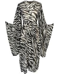 Jennafer Grace - Zebra Queen Kimono - Lyst