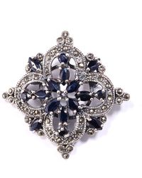 Mineralgems•Studio - Victorian Sapphire Brooch - Lyst