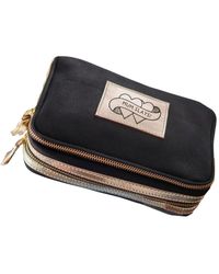 VIDA VIDA - Mum Leather Trim Make-Up And Brush Bag - Lyst