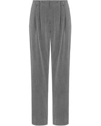Mandragora - Straight Striped Trousers Gante - Lyst