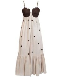 Muda Clothing Fz Llc - Neutrals Coco Linen Dress - Lyst