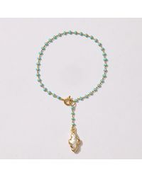 Alexie of Athens - Delphi Freshwater Pearl Cross Bracelet - Lyst