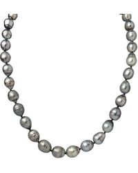 Rahul's Jewels - 18"-20"Adjustable Length Baroque Tahitian Pearl Necklace - Lyst