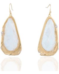 Rare Matters Jewelry - Fluid Teardrop Clear Quartz Statement Earrings - Lyst