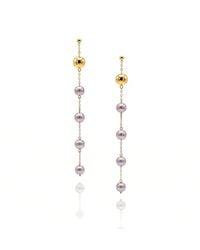 Jaredjamin - Nora Dangle Pearl Earrings - Lyst