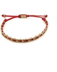Ebru Jewelry - Lucky Fish Woven String Bracelet - Lyst