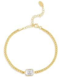 SHYMI - Fancy Shape On A Curb Chain Bracelet - Lyst