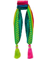 Beatrice von Tresckow - Silk Mix Tassel Scarf - Lyst