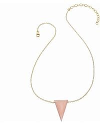 Heather Hawkins Jewelry - True Love Waits Elongated Triangle Semi-Precious Large Gemstone Necklace - Lyst