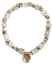 Saachi - Beaded Stretch Hammer Bracelet - Lyst