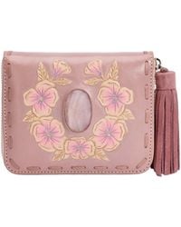 Jodi Lee - Charm Pansy Mini Wallet Dusty - Lyst