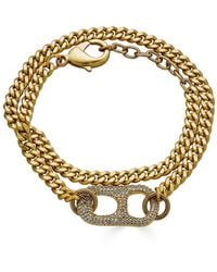 Loni Paul Jewelry - Matte Double Wrap Pave Can Tab Bracelet - Lyst