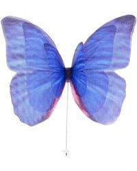 Oana Savu - Pin Silk Butterfly Brooch - Lyst