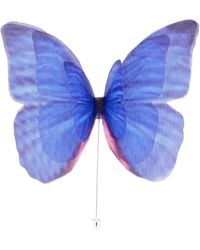 Oana Savu - Pin Silk Butterfly Brooch - Lyst