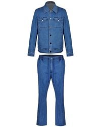 DAVID WEJ - Vanguard Stretch Denim Jacket Set - Lyst