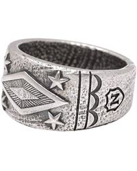 Nialaya - Engraved Vintage Sterling Ring - Lyst