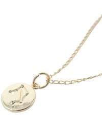 Harfi - Libra Plated Constellation Star Map Pendant Charm Necklace - Lyst