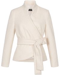 Marianna Déri - Wrap Jacket Creme - Lyst
