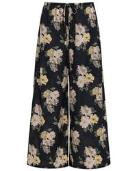 Montce - Liz Floral Drawstring Wide-Leg Pant - Lyst