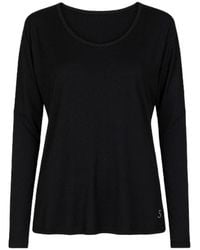 Conquista - Top With Long Batwing Sleeves By Swl - Lyst