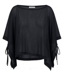 Serotone Swim - Swim Cover Up Mesh Rectangle Top - Lyst