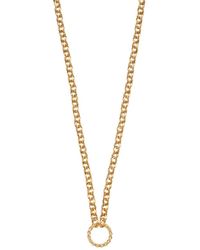 Lily Charmed - Plated Eternity Twist Charm Collector Necklace - Lyst