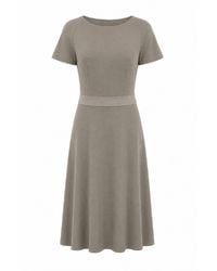 Conquista - Defined Waist A-Line Dress - Lyst