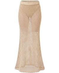 GLAM ON YOU - Neutrals Cory Skirt - Lyst