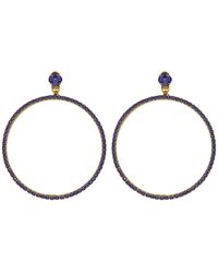 Vickisarge - The Jumbo Hoop Earrings - Lyst