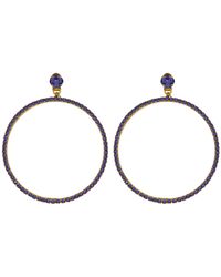 Vickisarge - The Jumbo Hoop Earrings - Lyst