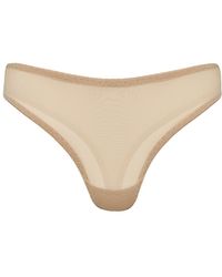 Daily Underwear - Neutrals String Panties Base Nude - Lyst