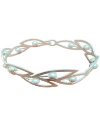 Saachi - Beaded Botanical Hook Bracelet - Lyst