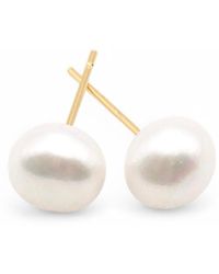 Miss Cecilia - Mini Freshwater Pearl Ear Studs - Lyst