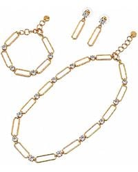 Rare Matters Jewelry - Crystal Link Jewelry Set - Lyst
