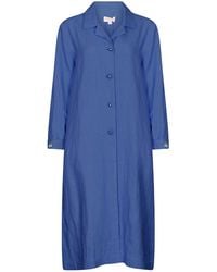 NoLoGo-chic - Embroidered Gertrude Coat Dress Linen - Lyst
