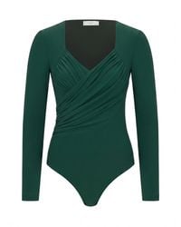 Maan Istanbul - Folds Detail Bodysuit - Lyst