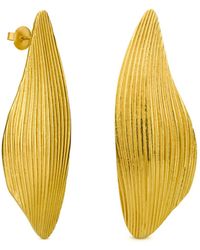 Joidart - Large Golden Earrings Onaria - Lyst