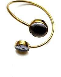 Lala Salama - Neutrals Lilac Glass Bangle - Lyst