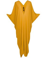 Jennafer Grace - Saffron Caftan Dress - Lyst