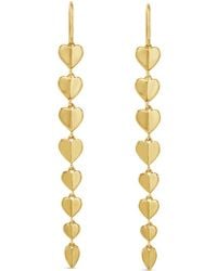 Dinny Hall - Folded Heart Column Drops - Lyst