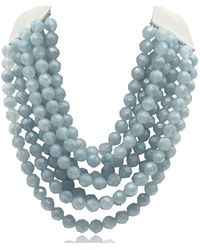 Michael Nash Jewelry - Sabina Multi Strand Faceted Resin Ice Multi Strand Necklace - Lyst