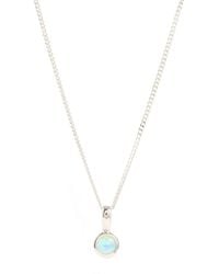 Charlotte's Web Jewellery - October Birthstone Charm Necklace - Lyst