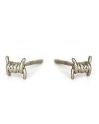 VicStoneNYC Fine Jewelry - Barbed Wire Stud Earrings For - Lyst