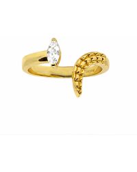 NASI SILVER - Croctail Marquise Ring- Topaz - Lyst