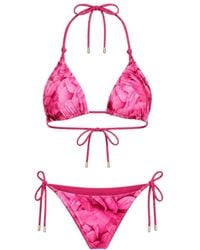 Room 24 - Reversible Rosie Triangle Rose Print - Lyst