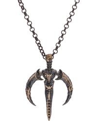 Ebru Jewelry - Winged Guardian Sterling Necklace - Lyst
