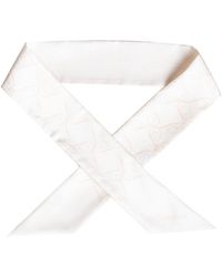 Incantevole Milano - Neutrals Silk Twilly - Lyst