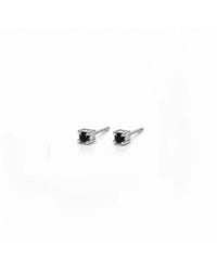 The Jewellery Store London - Onyx Tiny Studs - Lyst
