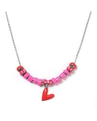 Pinnole - I Love You Necklace - Lyst